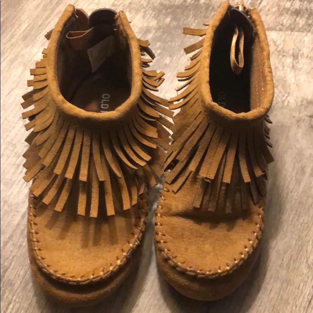 Toddler girl moccasins